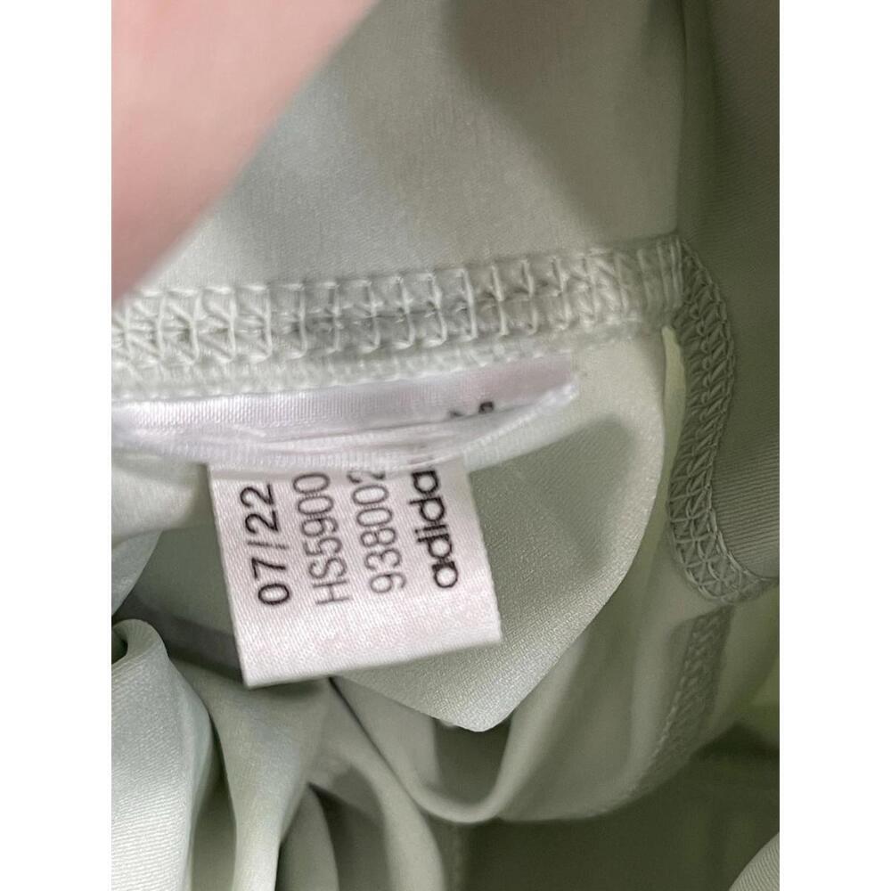 Adidas Women’s Pale Mint Green Compression Leggings Ankle Zip Sz XS - Picture 6 of 8